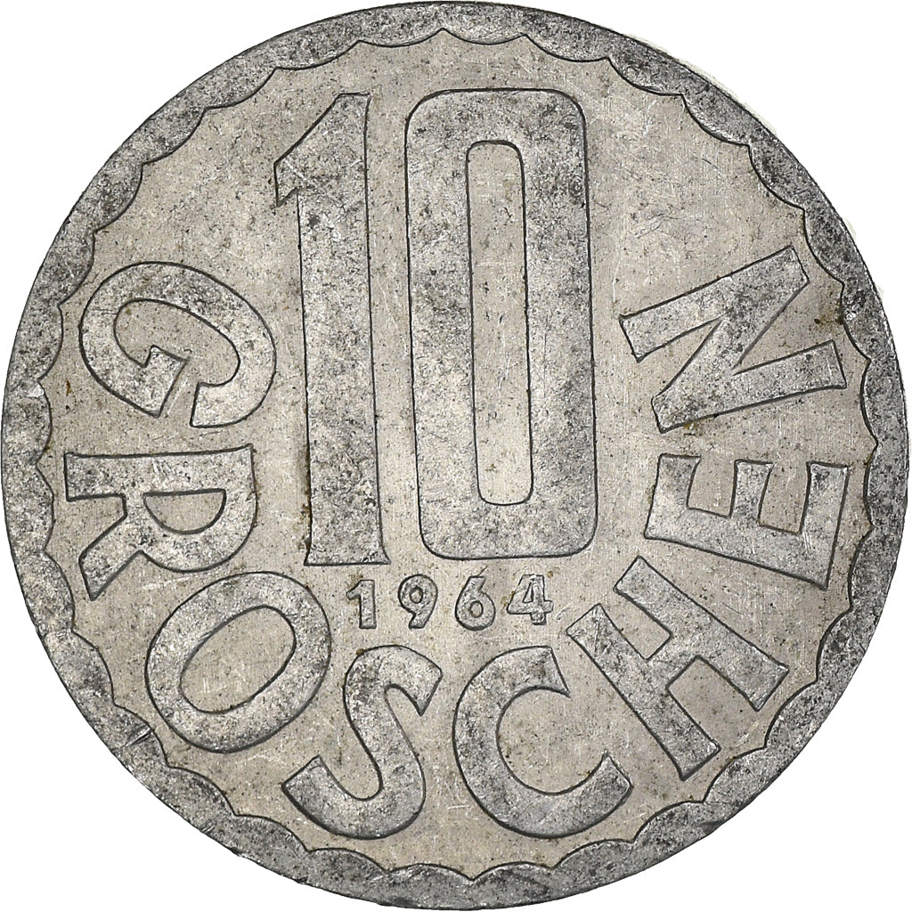 Coin, Austria, 10 Groschen, 1964
