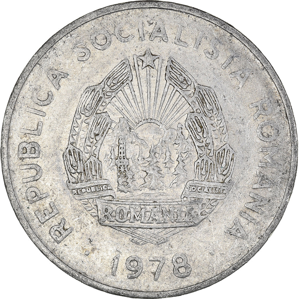 Monnaie, Roumanie, 5 Lei, 1978