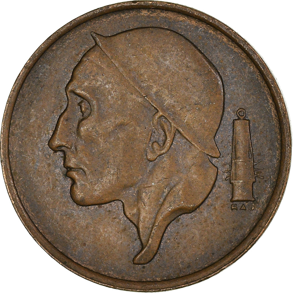Münze, Belgien, 50 Centimes, 1965