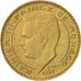 Monaco, Rainier III, 20 Francs, Vingt, 1951, Paris, BB+, Alluminio-bronzo, KM...