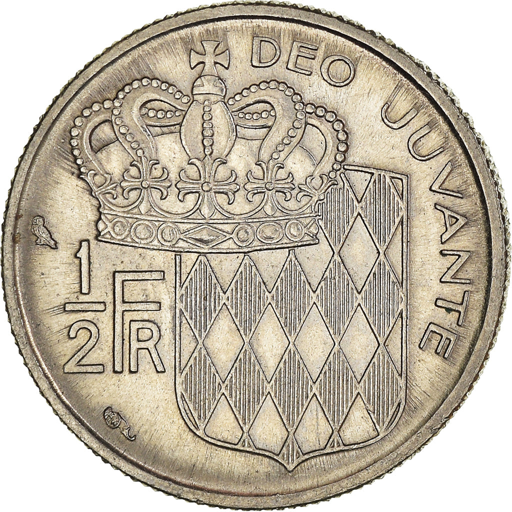 Moneta, Monaco, 1/2 Franc, 1965