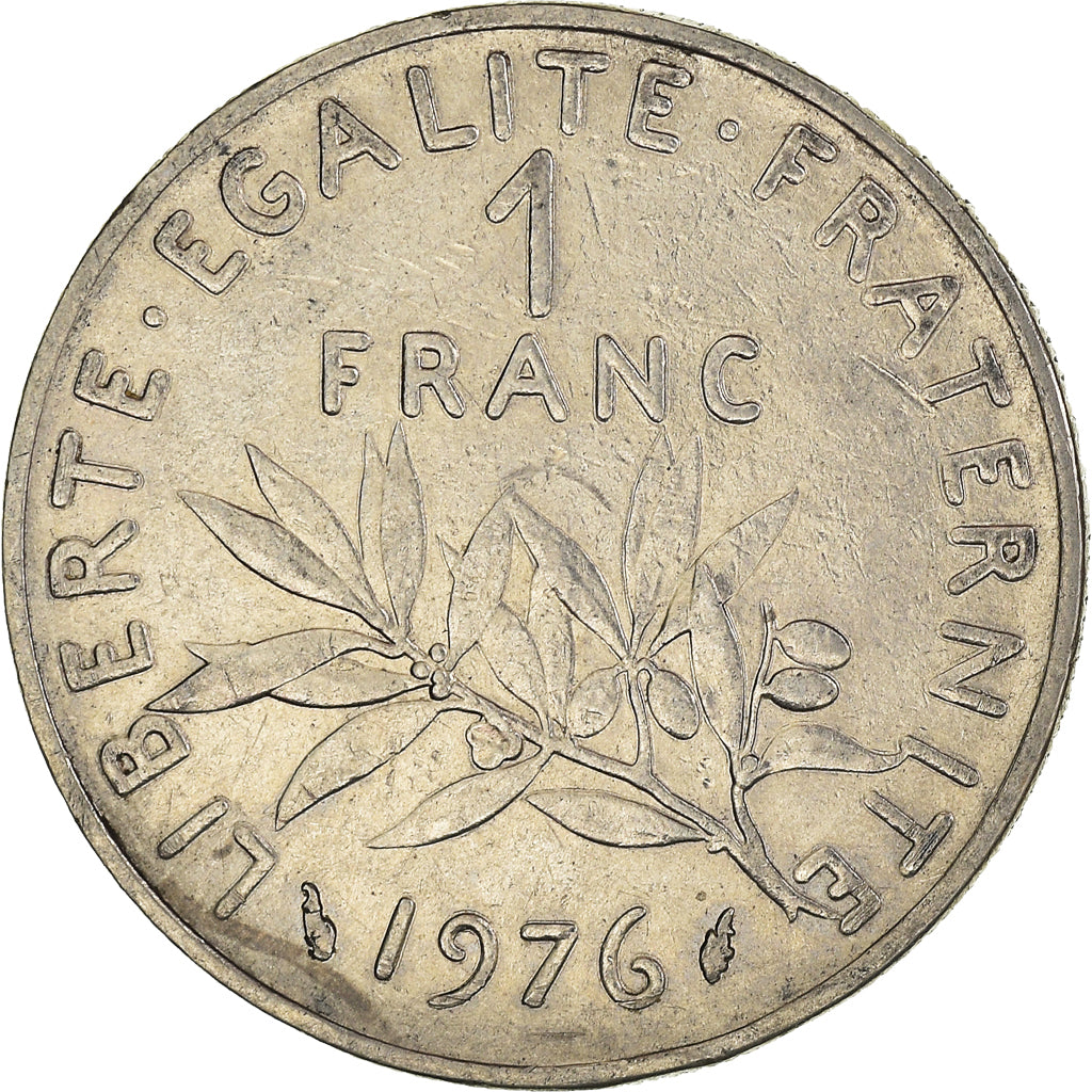 Munten, Frankrijk, Franc, 1976