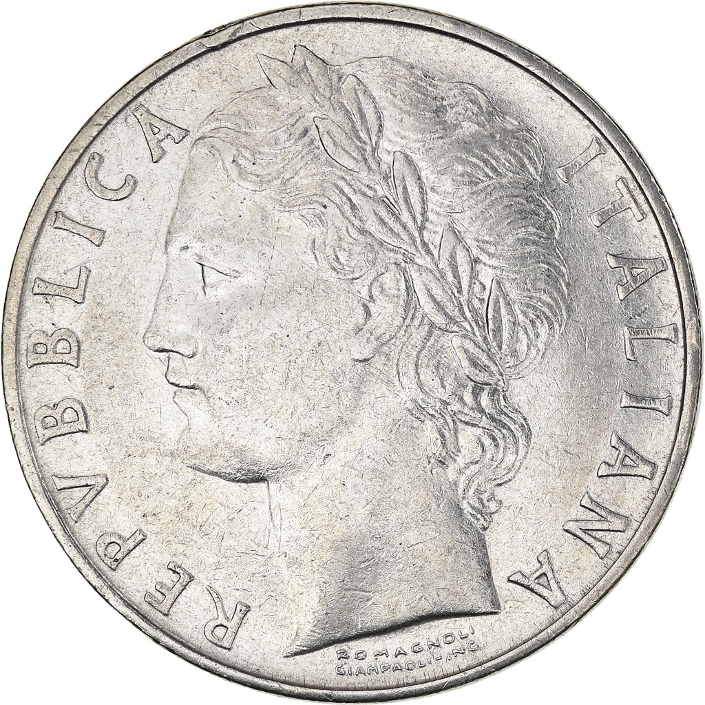 Moneda, Italia, 100 Lire, 1966