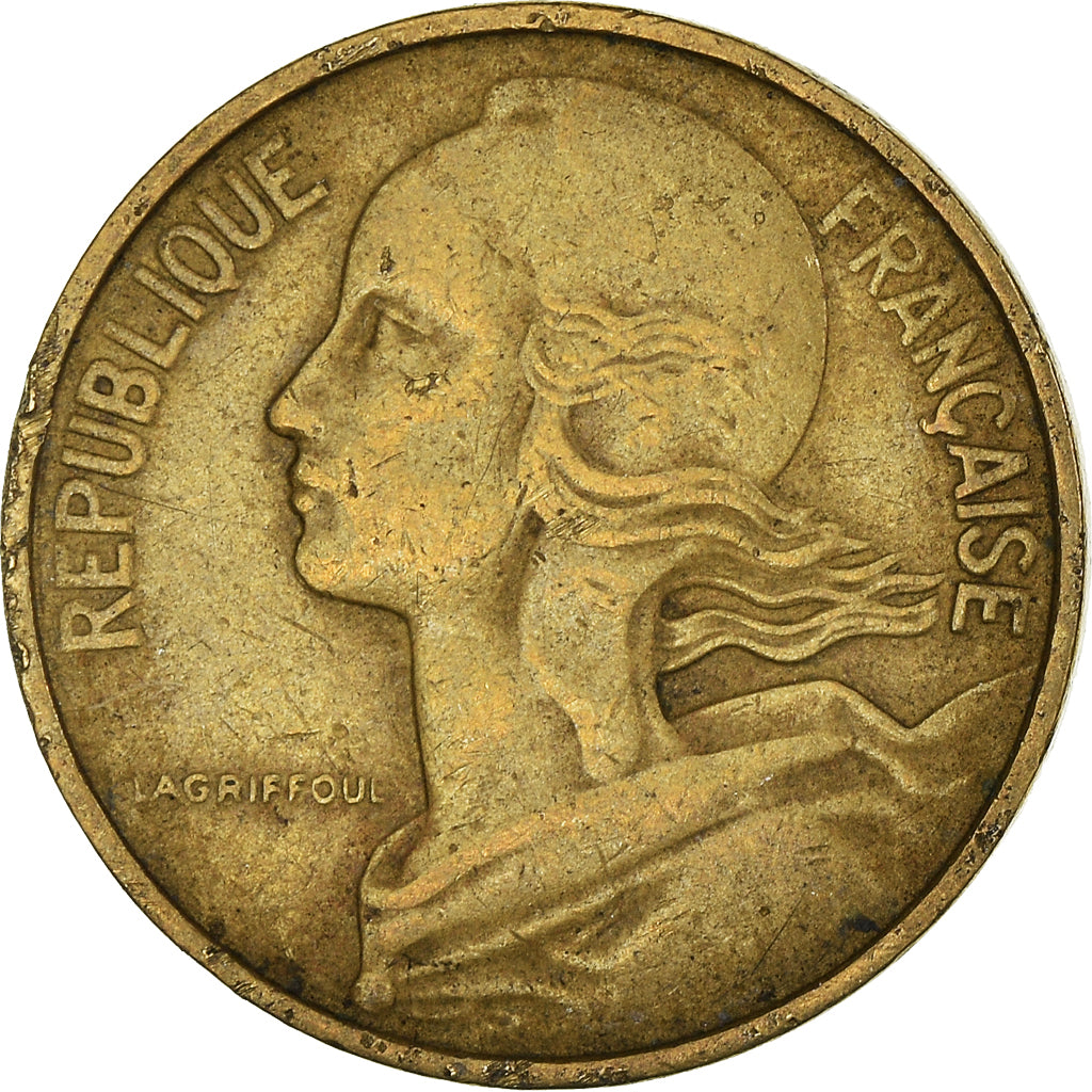 Coin, France, 10 Centimes, 1963