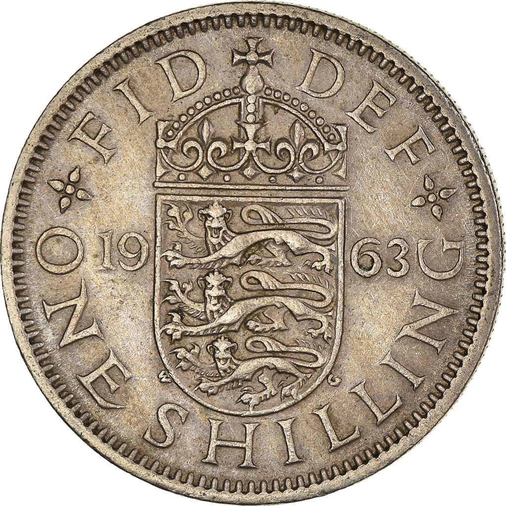 Monnaie, Grande-Bretagne, Shilling, 1963