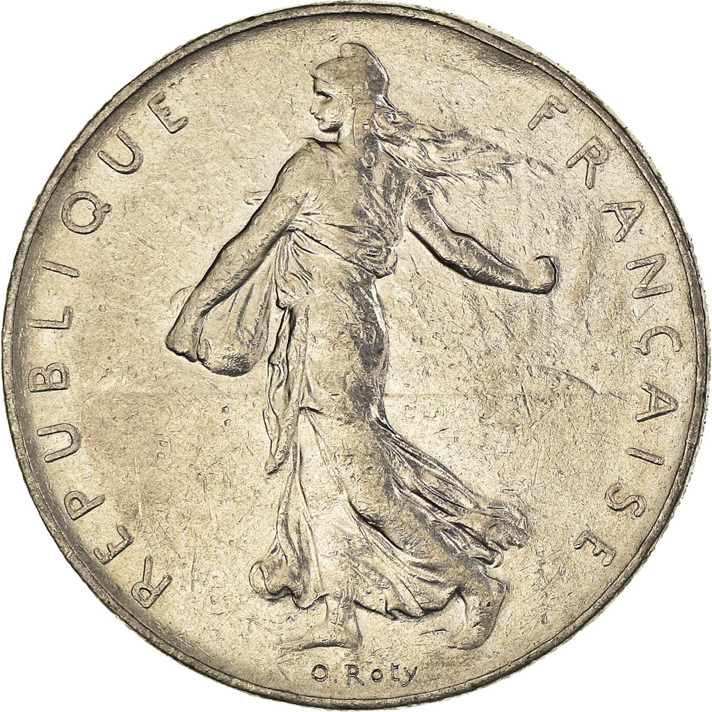 Münze, Frankreich, Franc, 1975