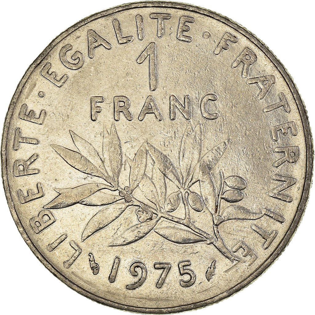 Münze, Frankreich, Franc, 1975