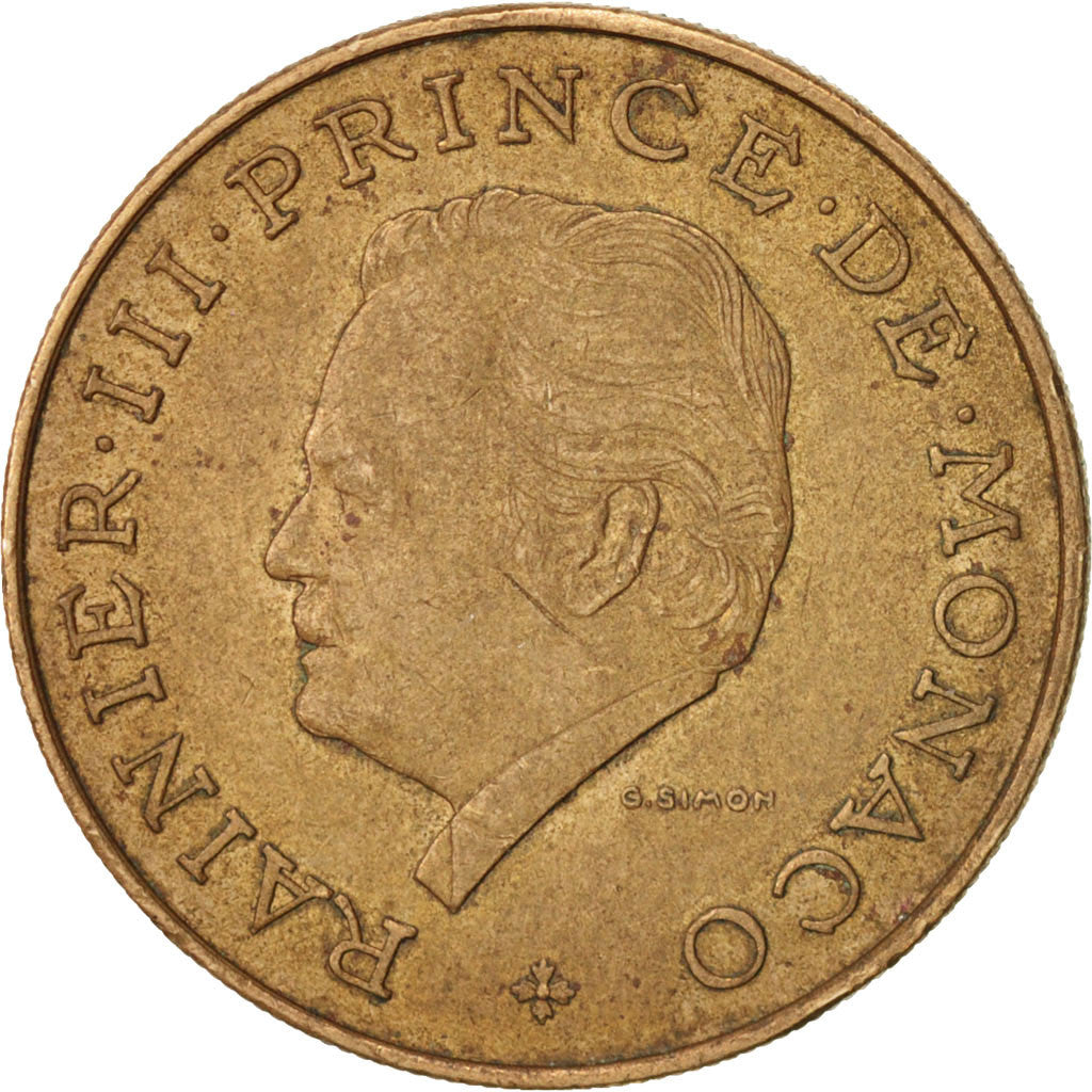 Monaco, Rainier III, 10 Francs, 1978, Paris, EF(40-45), Copper-Nickel-Aluminu...