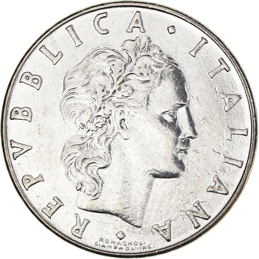 Moneta, Italia, 50 Lire, 1977