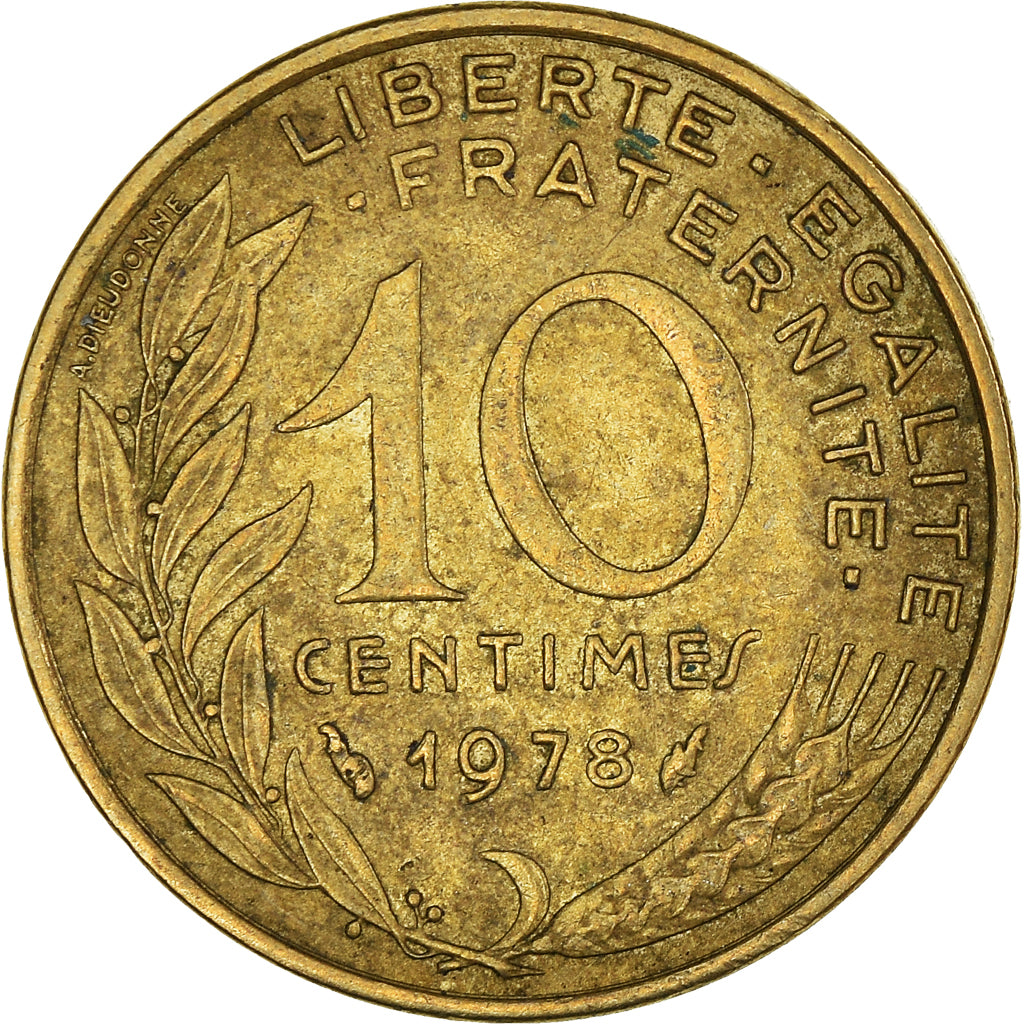 Moneta, Francia, 10 Centimes, 1978