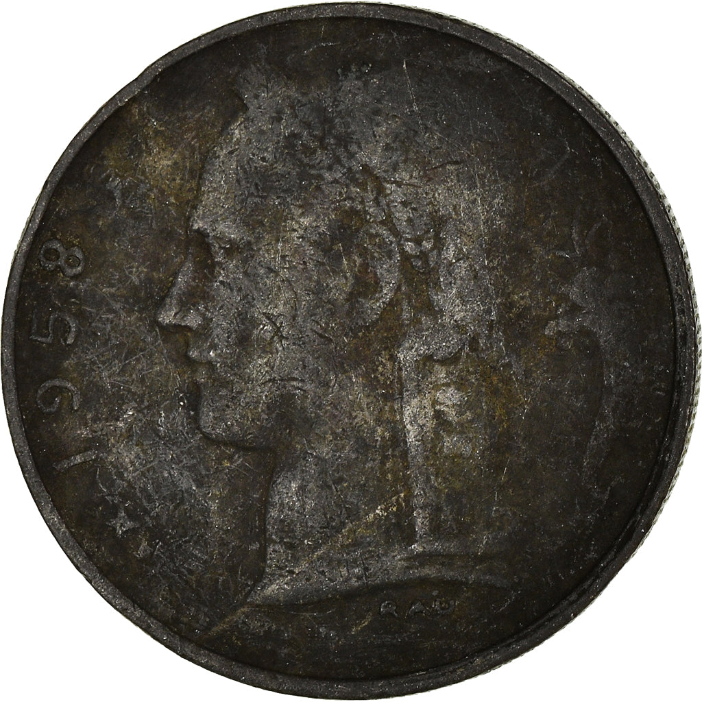 Coin, Belgium, Franc, 1958