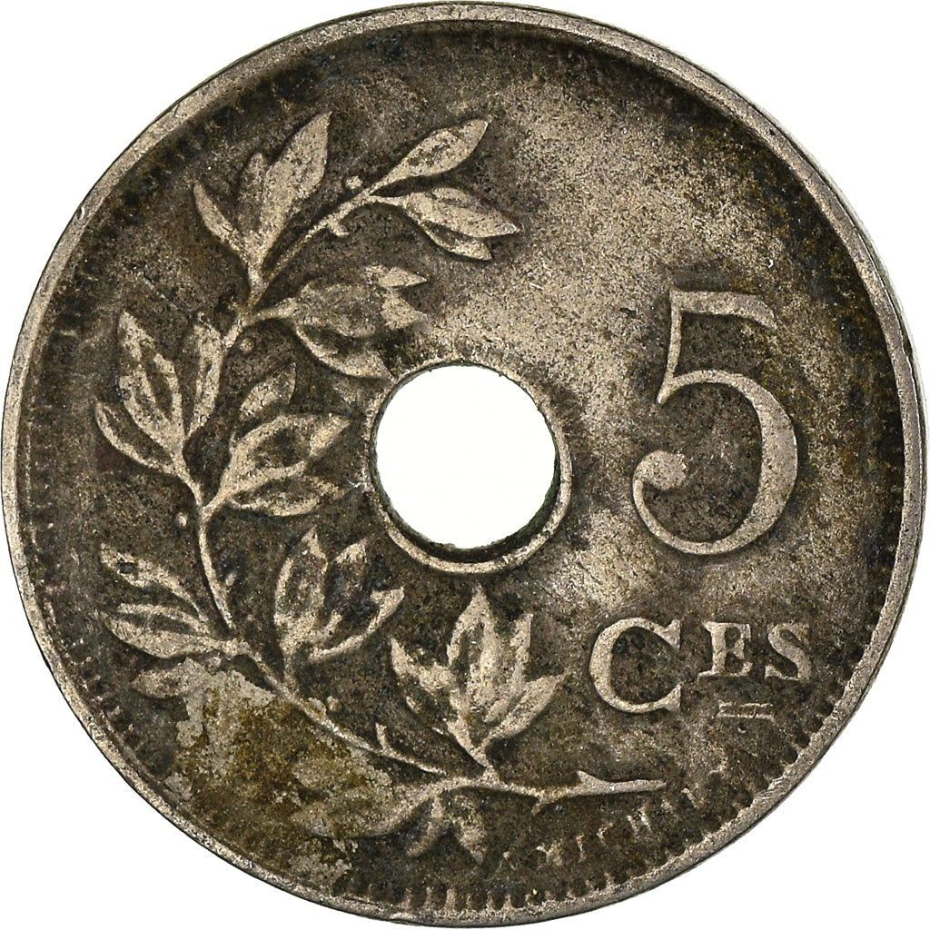 Moneta, Belgio, 5 Centimes, 1913