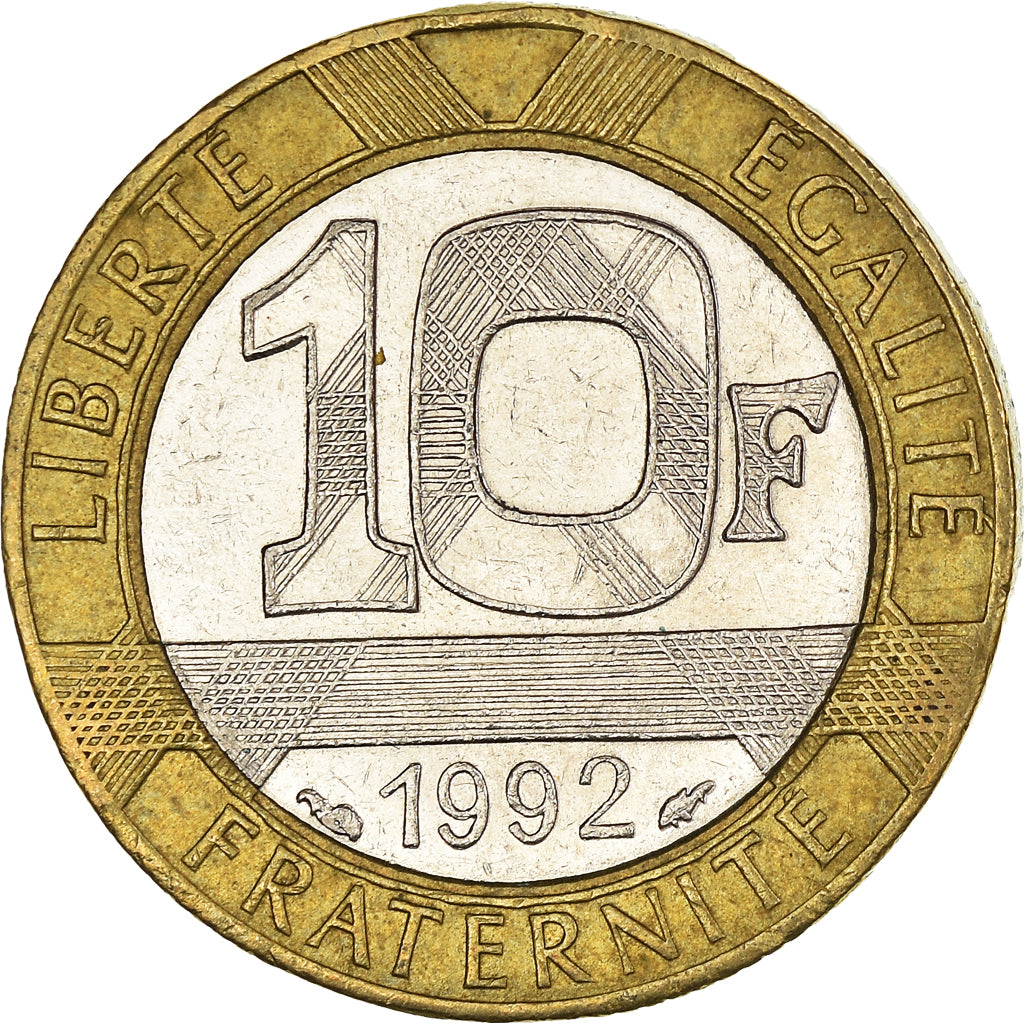 Coin, France, 10 Francs, 1992