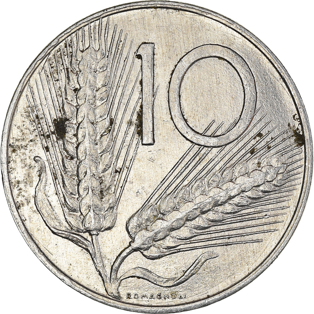 Moneta, Italia, 10 Lire, 1981