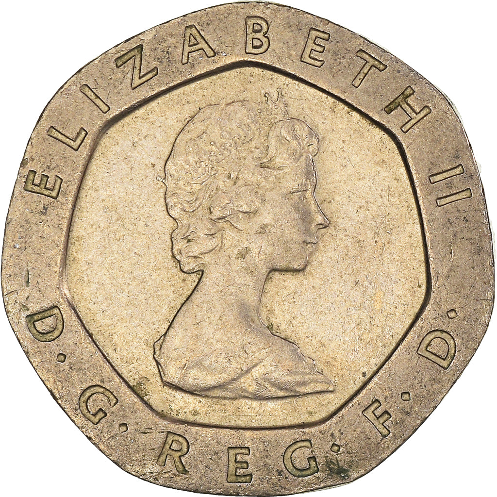 Münze, Großbritannien, 20 Pence, 1982