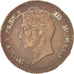 Monaco, Honore V, 5 Centimes, 1837, VF(30-35), Copper, KM:95.2a