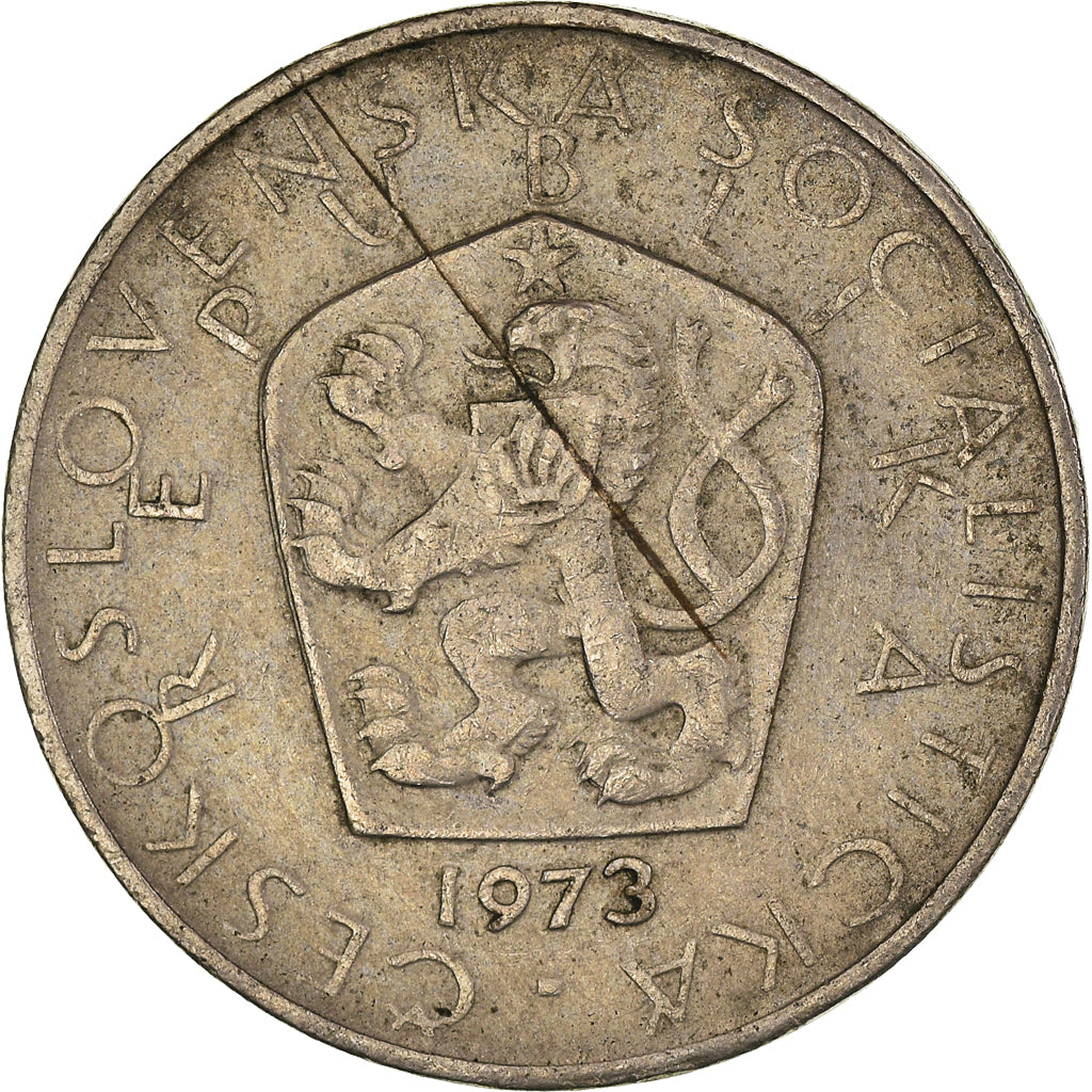 Moneta, Czechosłowacja, 5 Korun, 1973