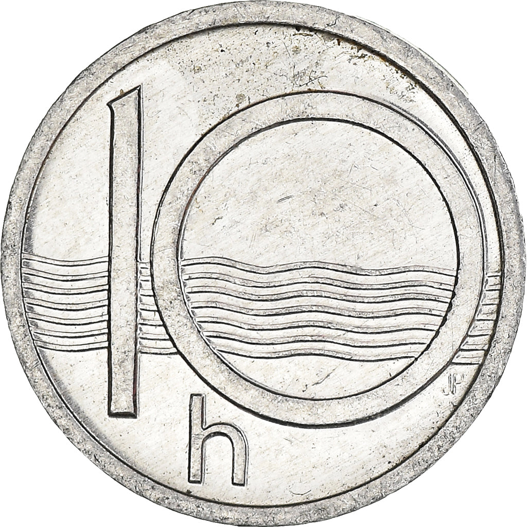 Moeda, República Checa, 10 Haleru, 1993