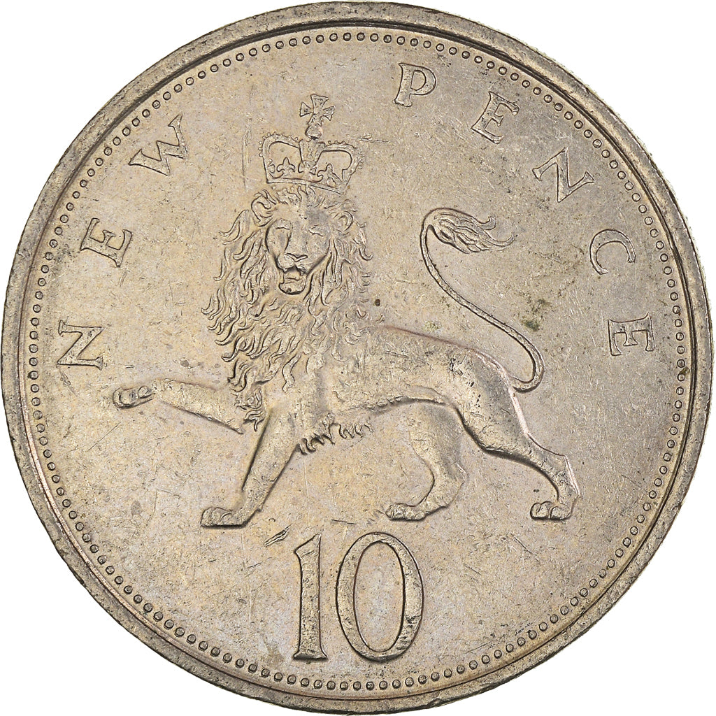 Monnaie, Grande-Bretagne, 10 New Pence, 1979