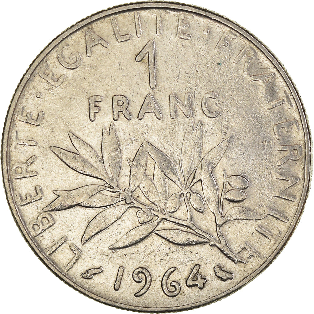 Moneda, Francia, Franc, 1964