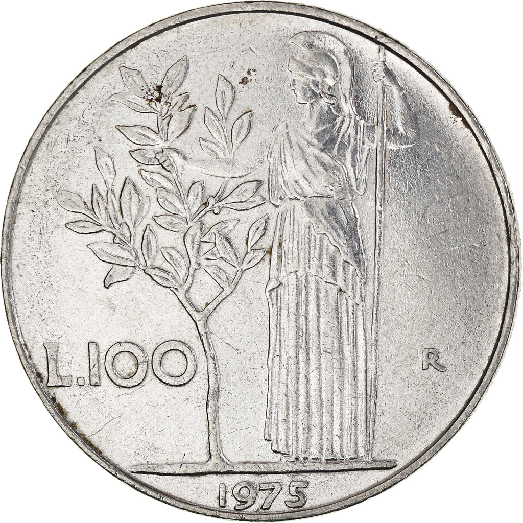 Moneda, Italia, 100 Lire, 1975