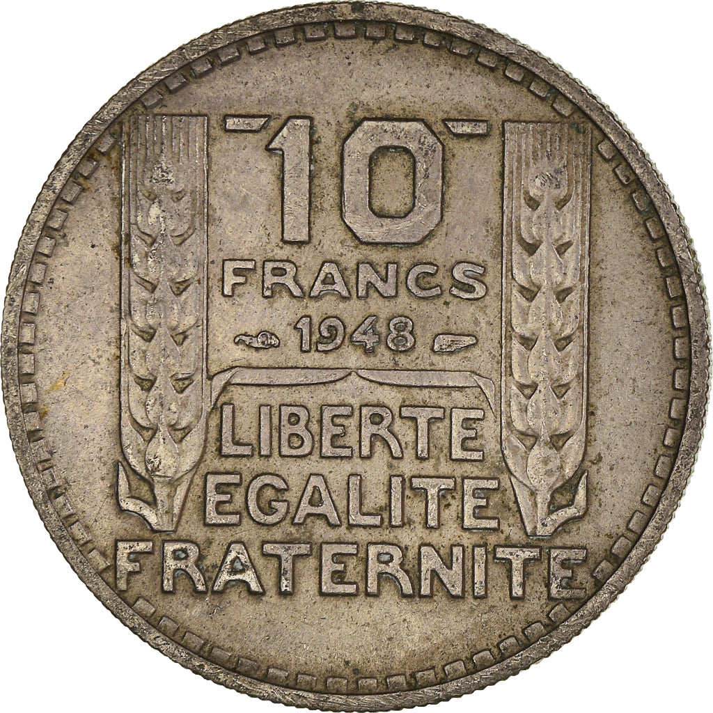 Münze, Frankreich, 10 Francs, 1948