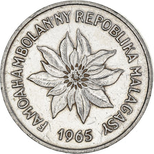 Coin, Madagascar, 2 Francs, 1965