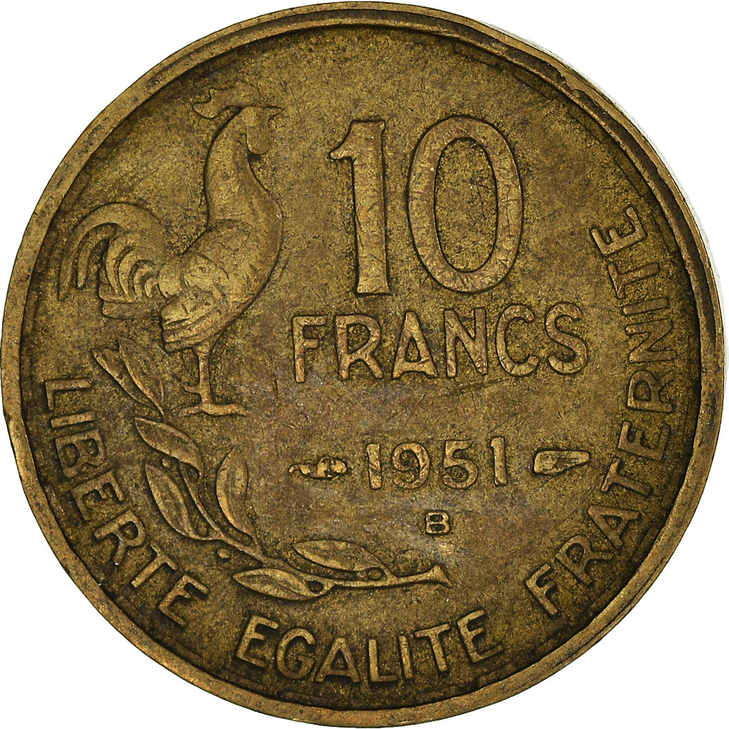 Münze, Frankreich, 10 Francs, 1951