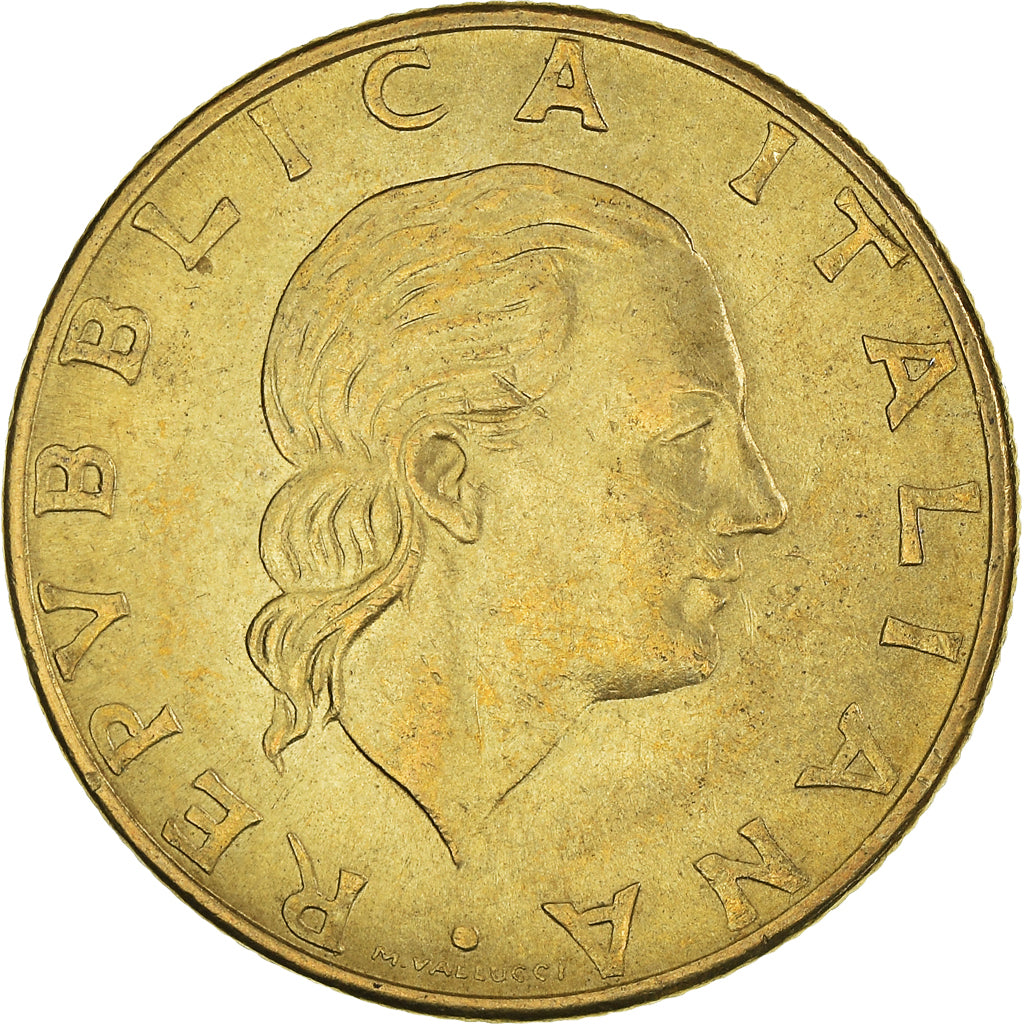 Moeda, Itália, 200 Lire, 1990