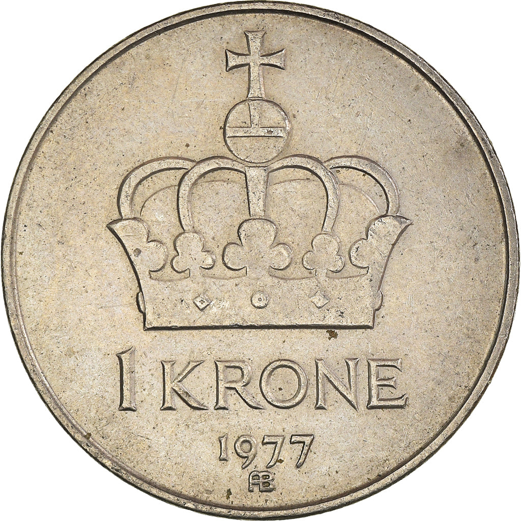 Monnaie, Norvège, Krone, 1977