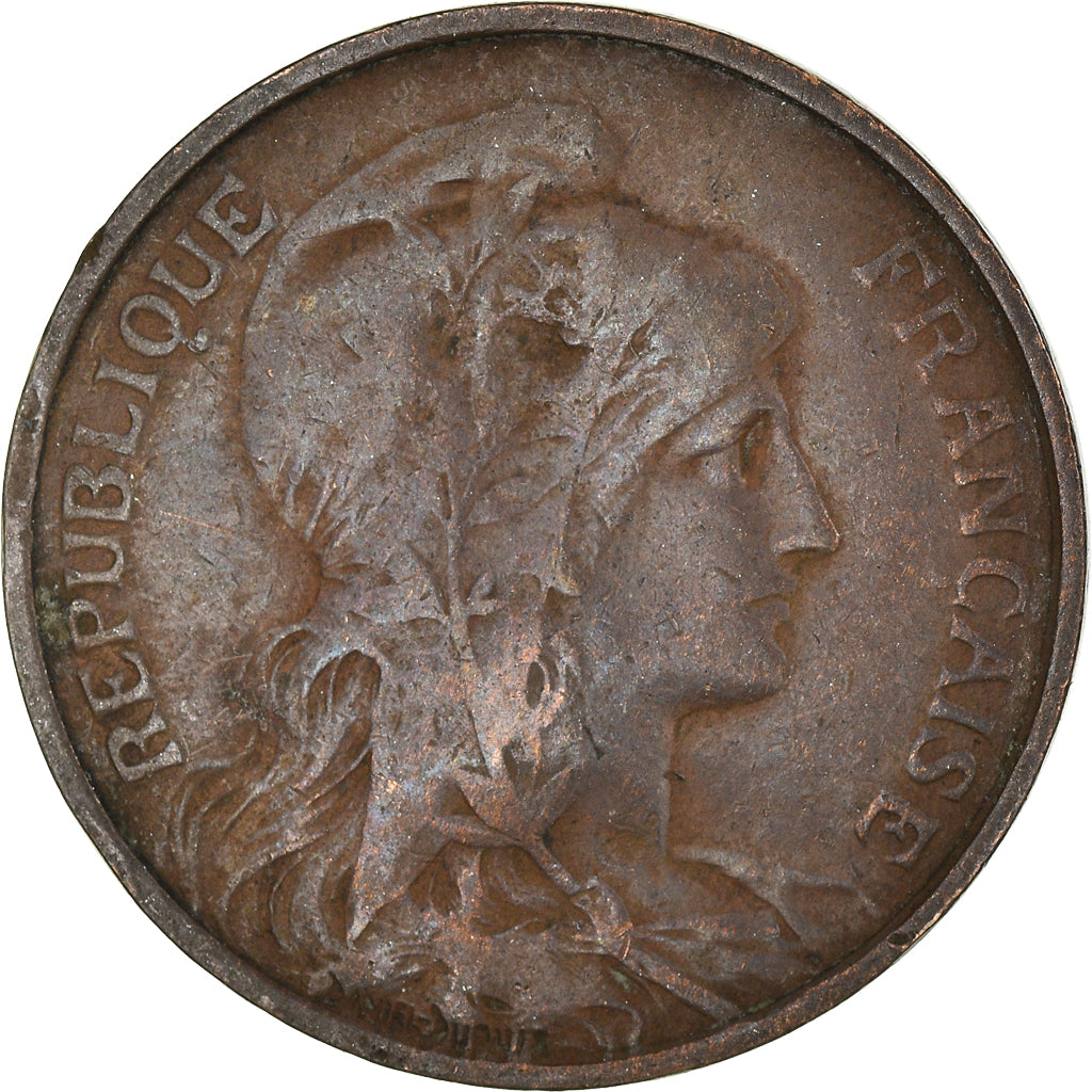 Moeda, França, 5 Centimes, 1911