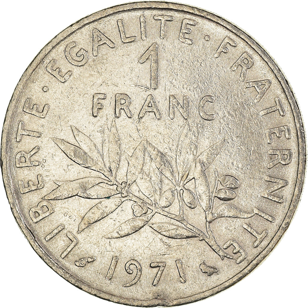 Münze, Frankreich, Franc, 1971