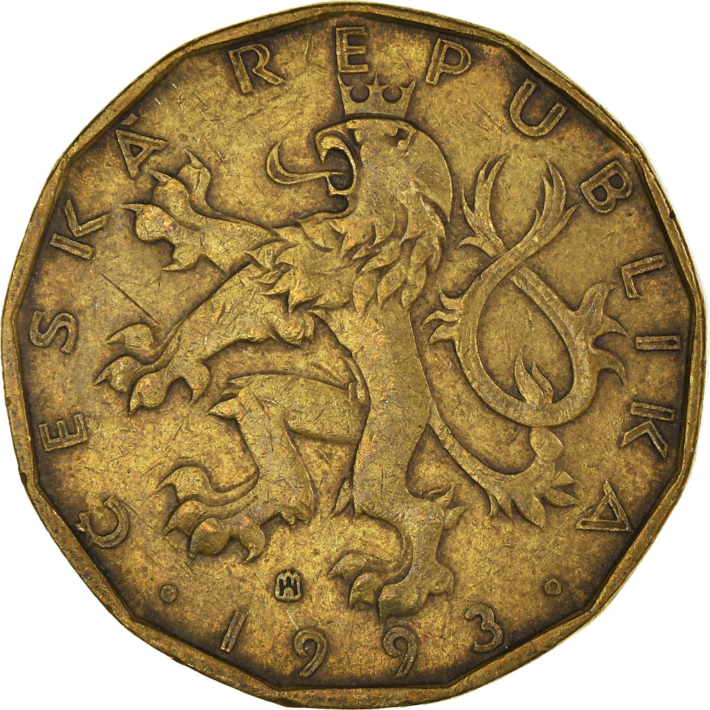 Moneda, República Checa, 20 Korun, 1993