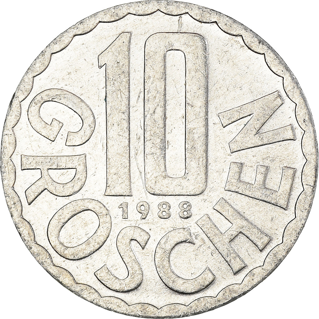 Coin, Austria, 10 Groschen, 1988
