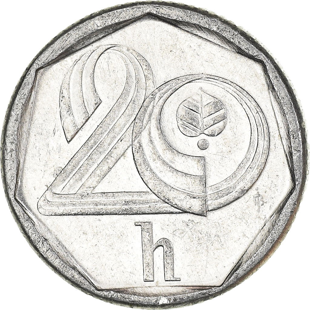 Moeda, República Checa, 20 Haleru, 1995