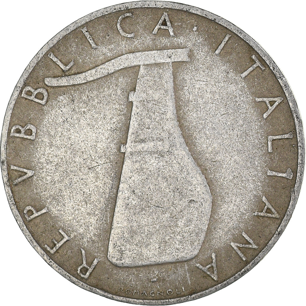 Moeda, Itália, 5 Lire, 1954