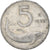 Munten, Italië, 5 Lire, 1952