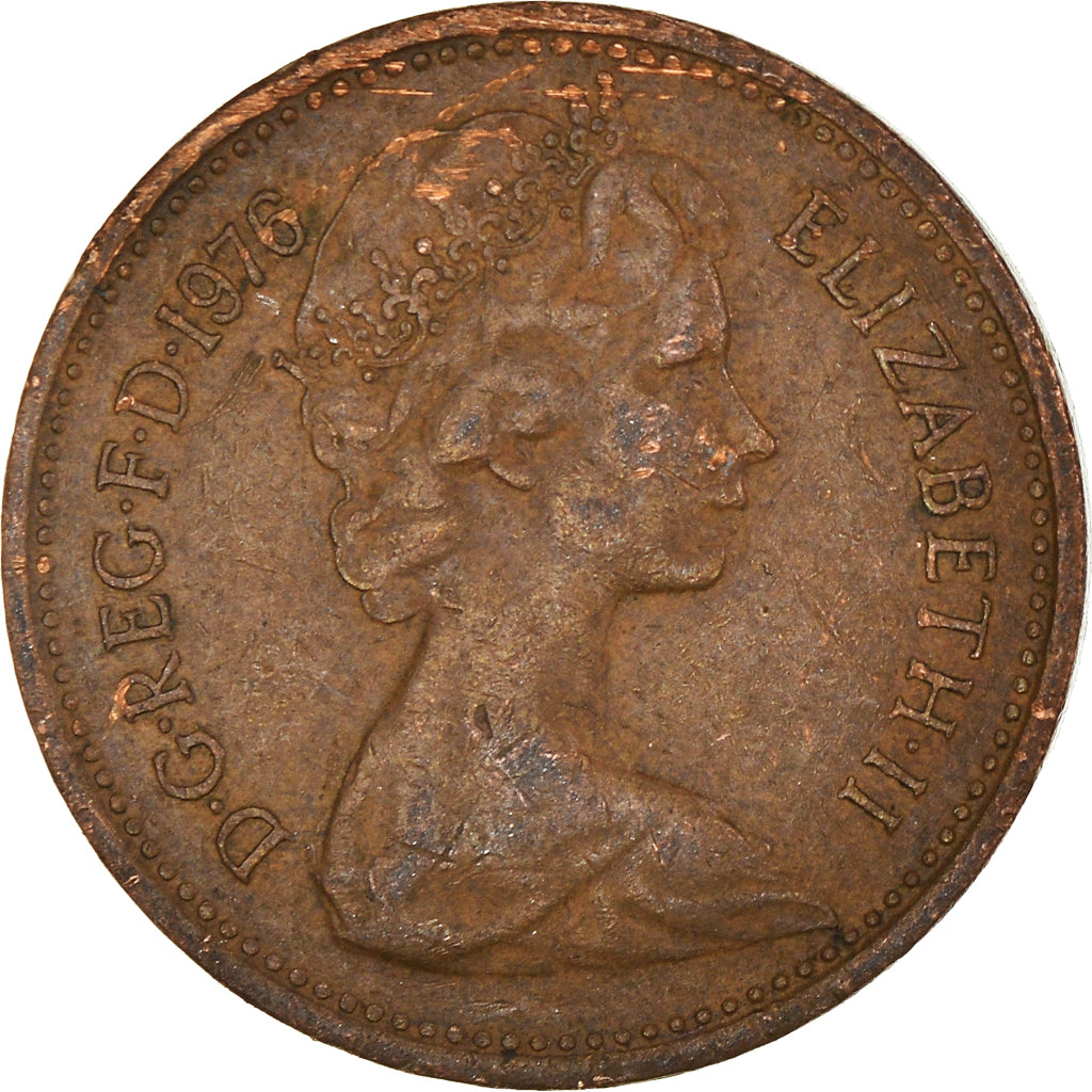 Munten, Groot Bretagne, New Penny, 1976
