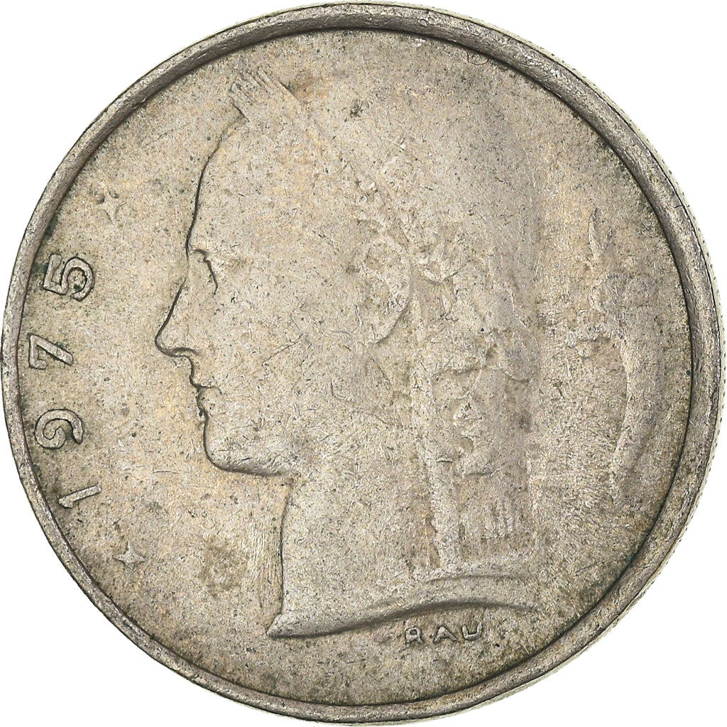 Coin, Belgium, Franc, 1975