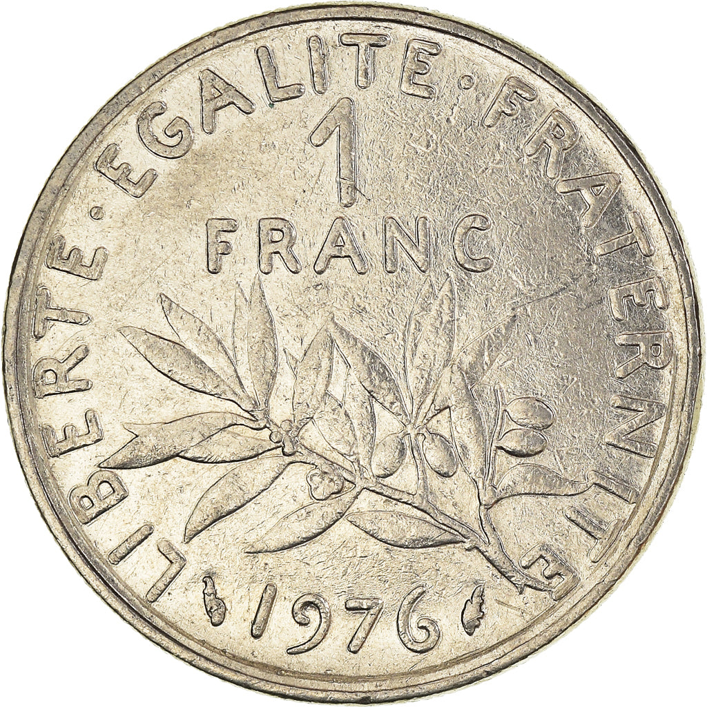Münze, Frankreich, Franc, 1976