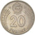 Moneda, Hungría, 20 Forint, 1985