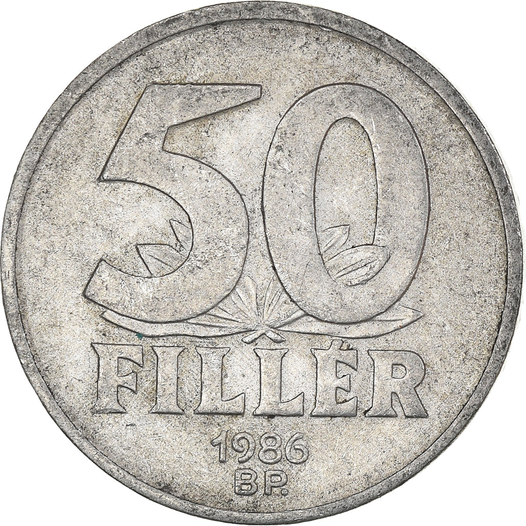 Moneta, Ungheria, 50 Fillér, 1986