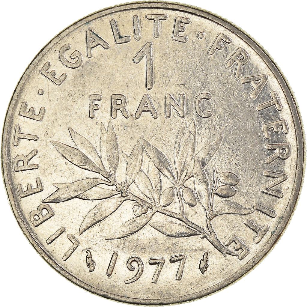 Moneta, Francia, Franc, 1977