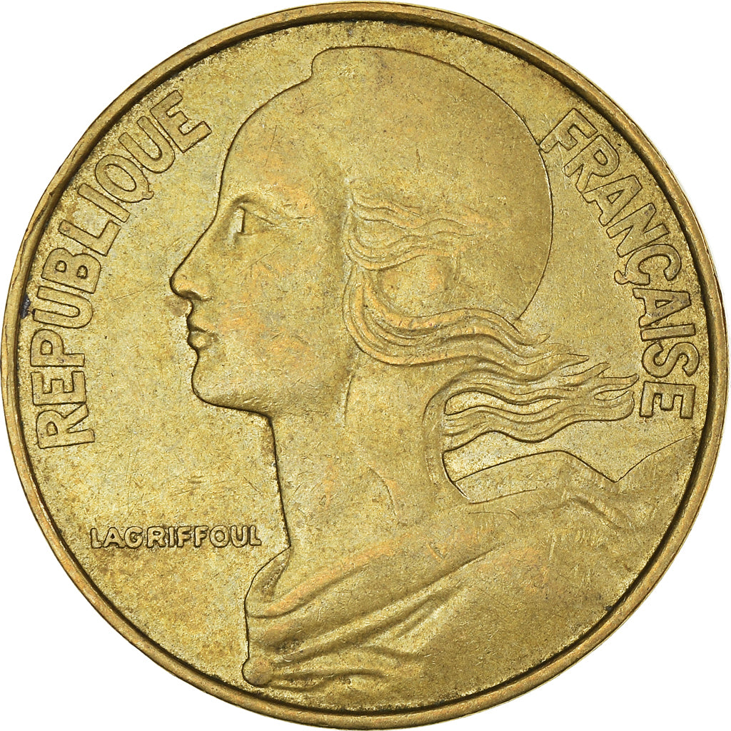 Munten, Frankrijk, 20 Centimes, 1973
