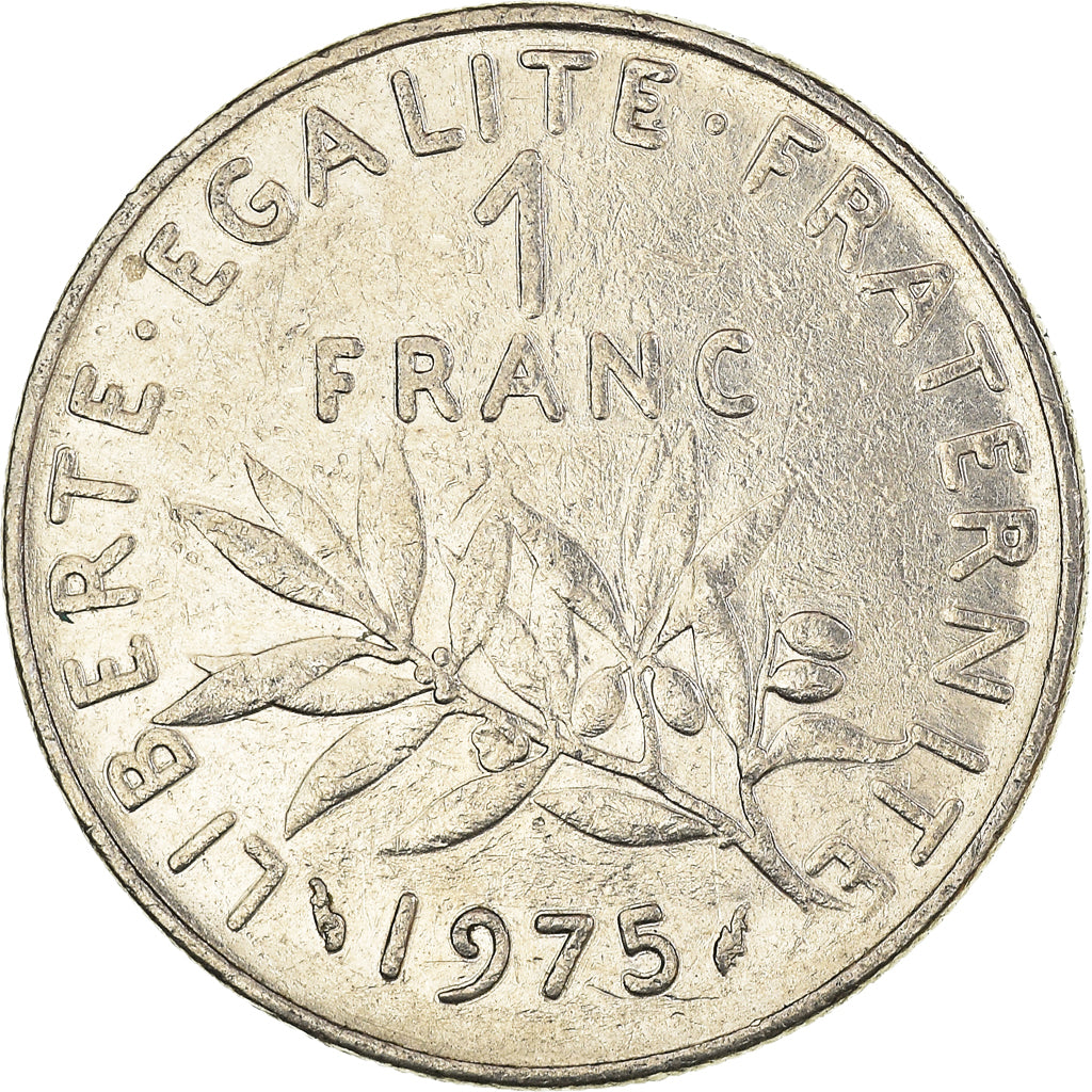Münze, Frankreich, Franc, 1975