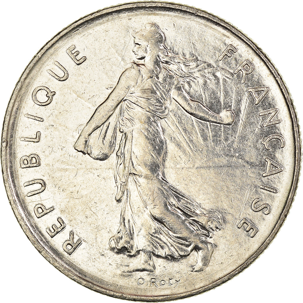 Coin, France, 5 Francs, 1991