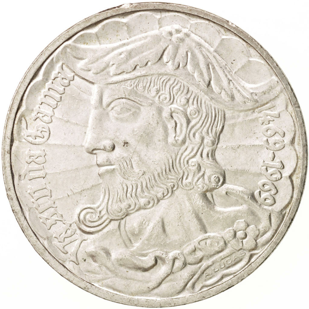 Portugal, 50 Escudos, 1969, MS(63), Silver, KM:598
