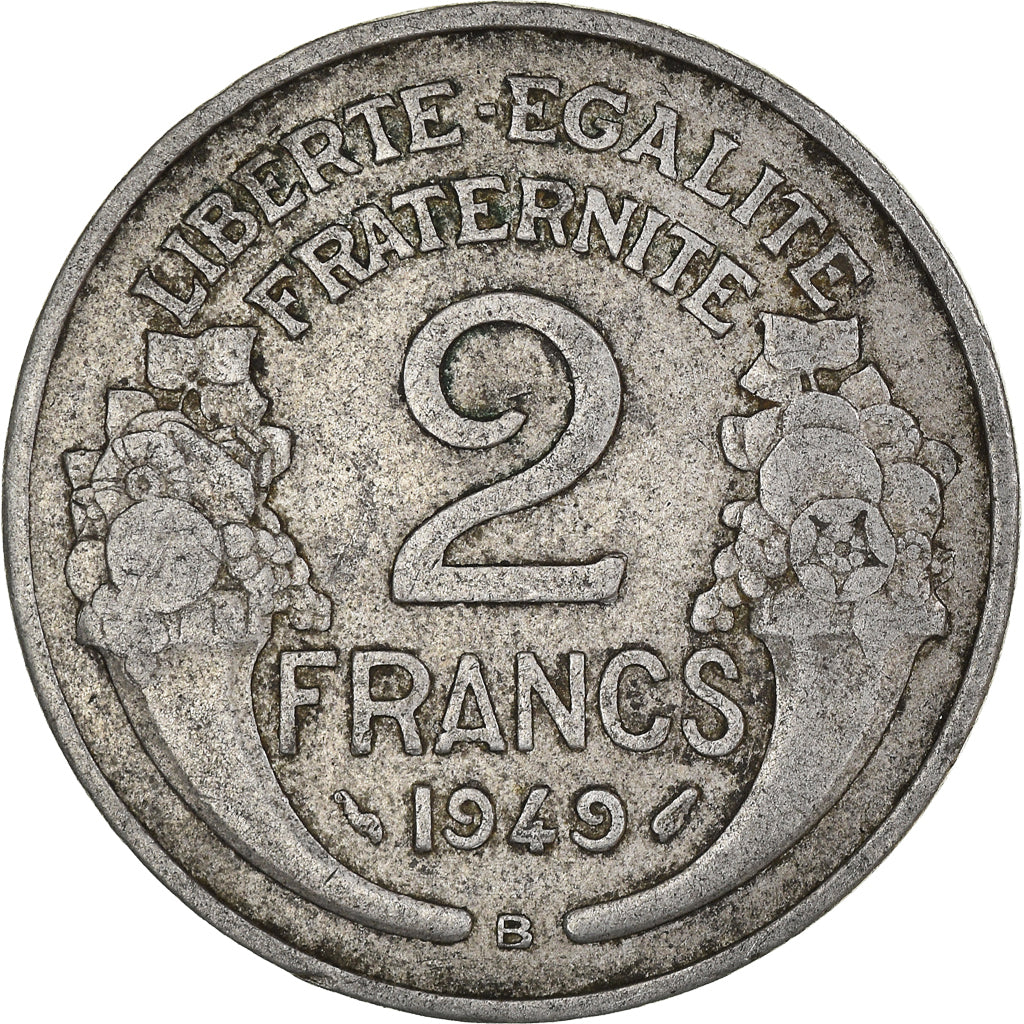 Monnaie, France, 2 Francs, 1949