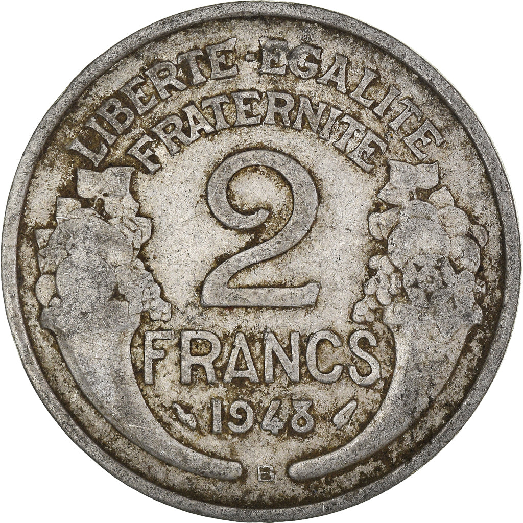 Coin, France, 2 Francs, 1948