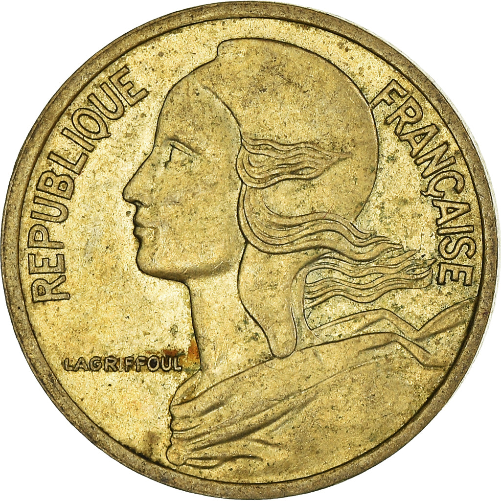 Munten, Frankrijk, 5 Centimes, 1977